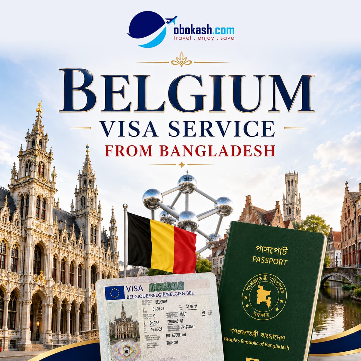 Belgium Visa Service From Bangladesh