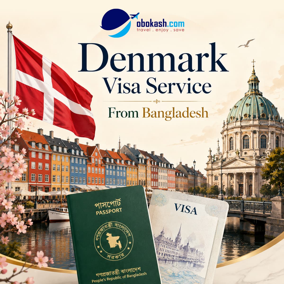Denmark Visa Service From Bangladesh