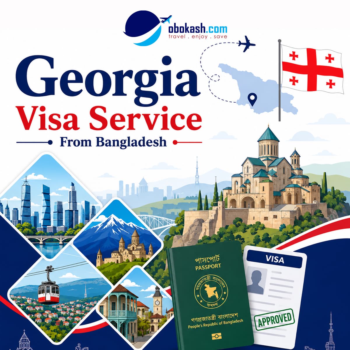 Georgia Visa Service From Bangladesh
