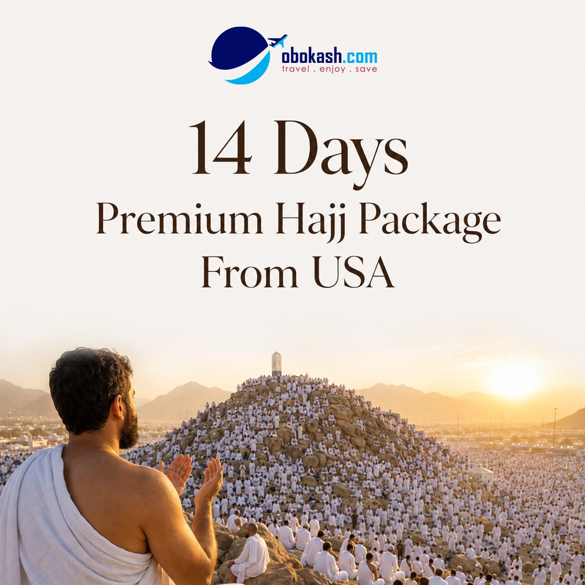 14 Days Premium Hajj Package from USA