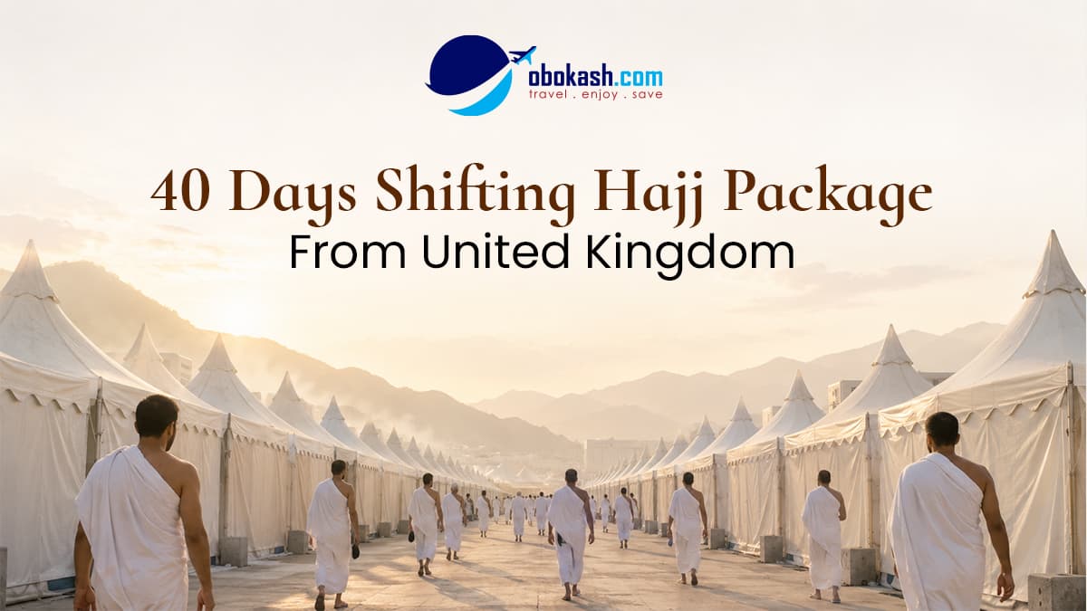 UK Shifting Hajj Package 40 days
