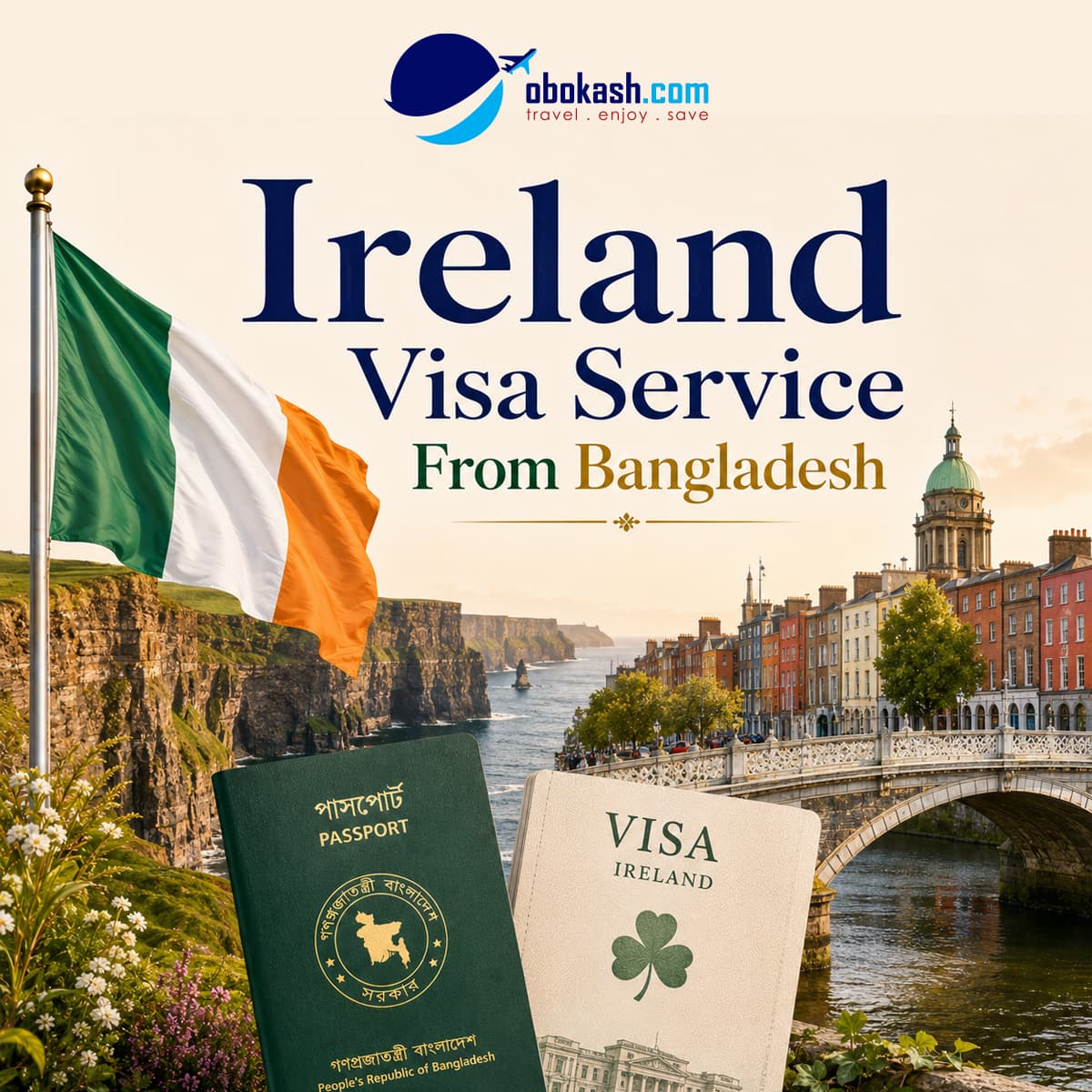 Ireland  Visa Service From Bangladesh