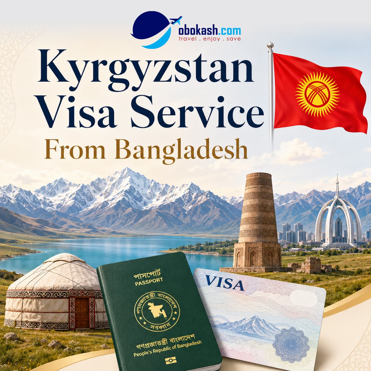 Kyrgyzstan Visa Service From Bangladesh