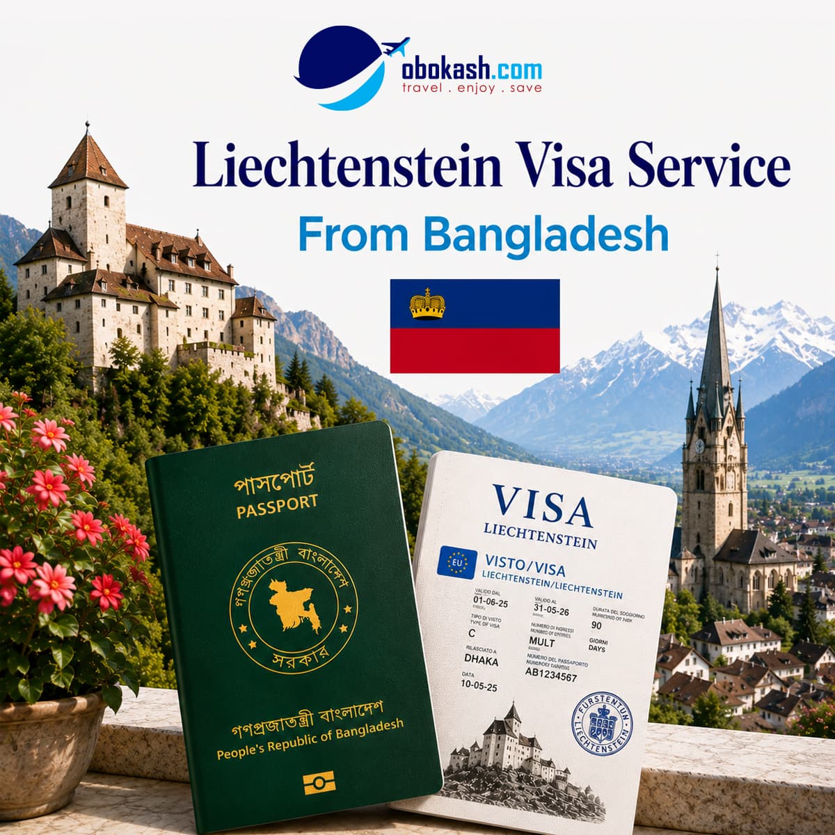 Liechtenstein Visa Service From Bangladesh