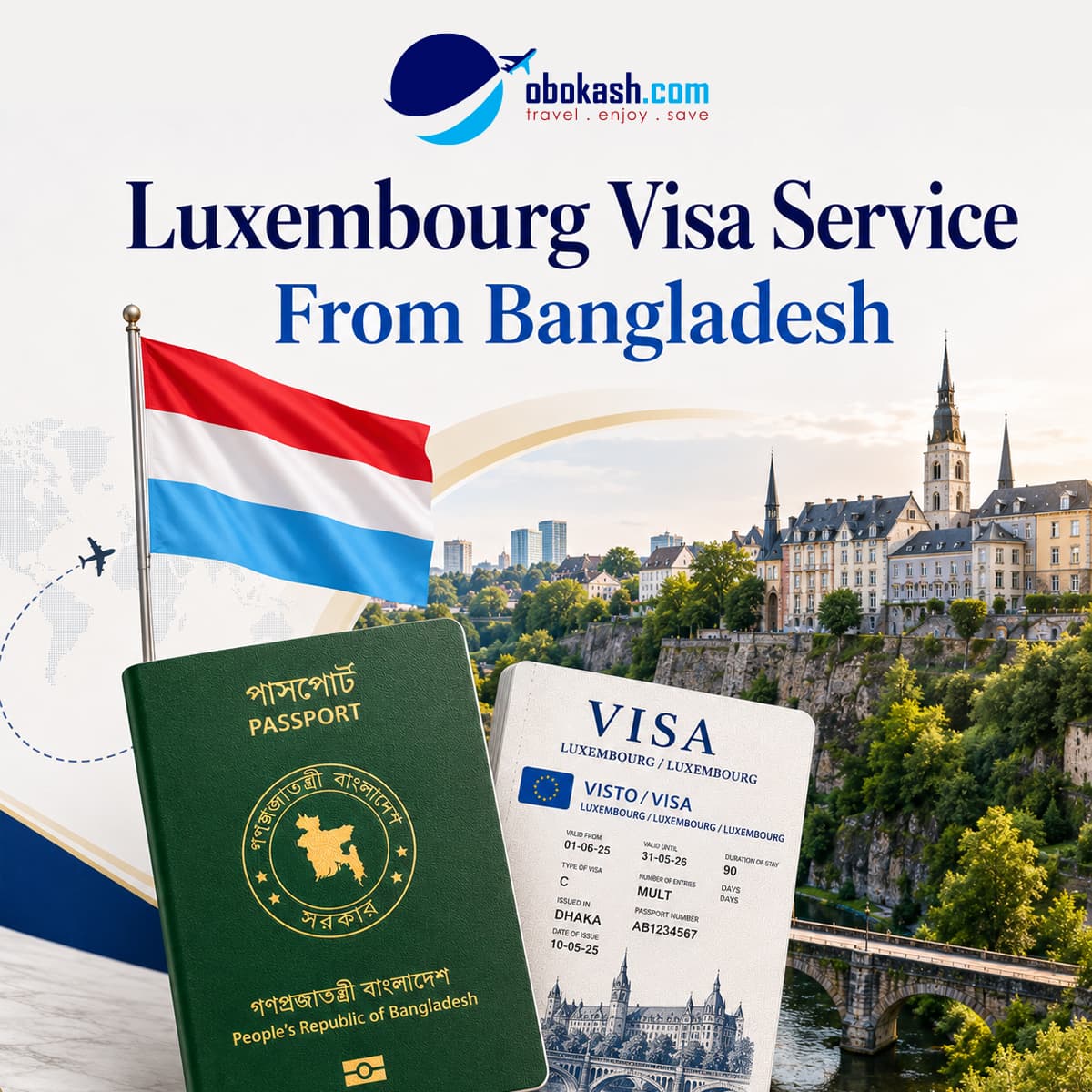 Luxembourg Visa Service From Bangladesh