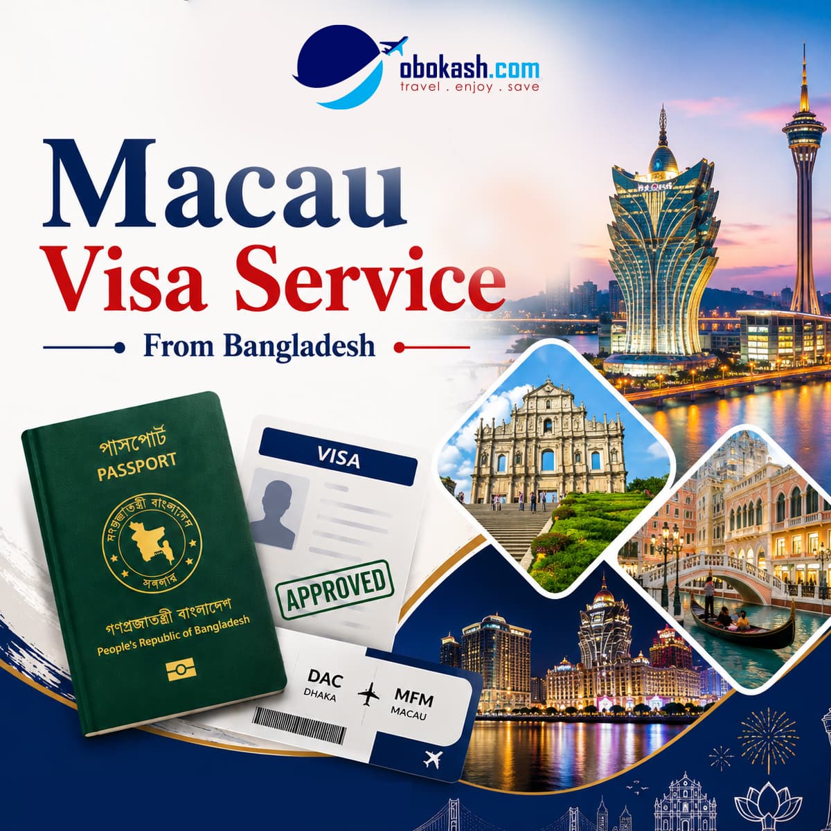 Macau Visa Service From Bangladesh
