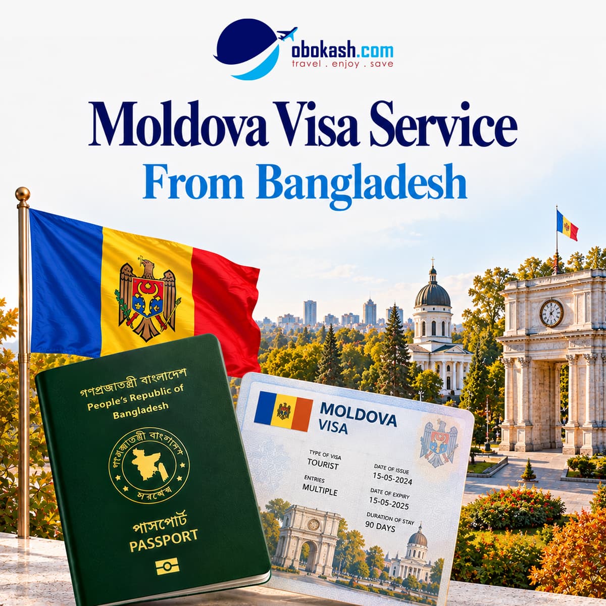Moldova Visa Service From Bangladesh