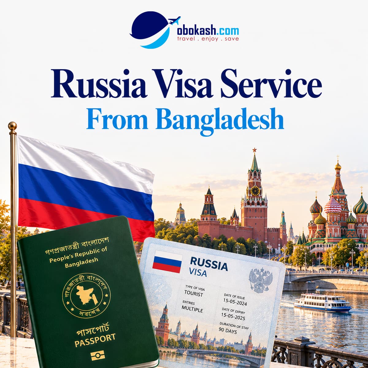 Russia Visa Service From Bangladesh