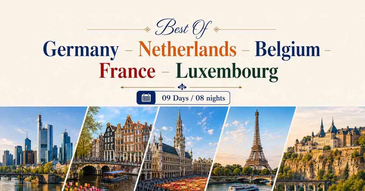 5 Countries Europe Tour Package