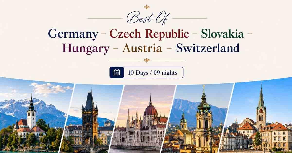 6 Countries Europe Tour Package from Bangladesh