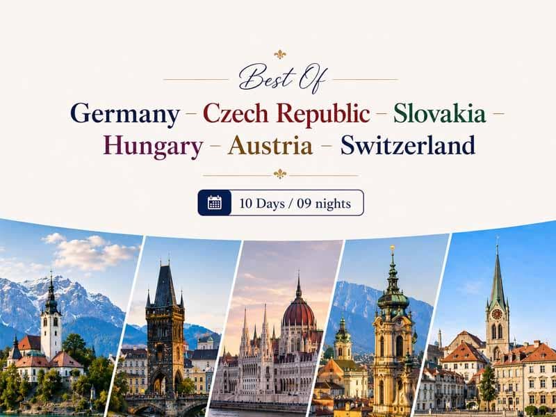 6 Countries Europe Tour Package From Bangladesh