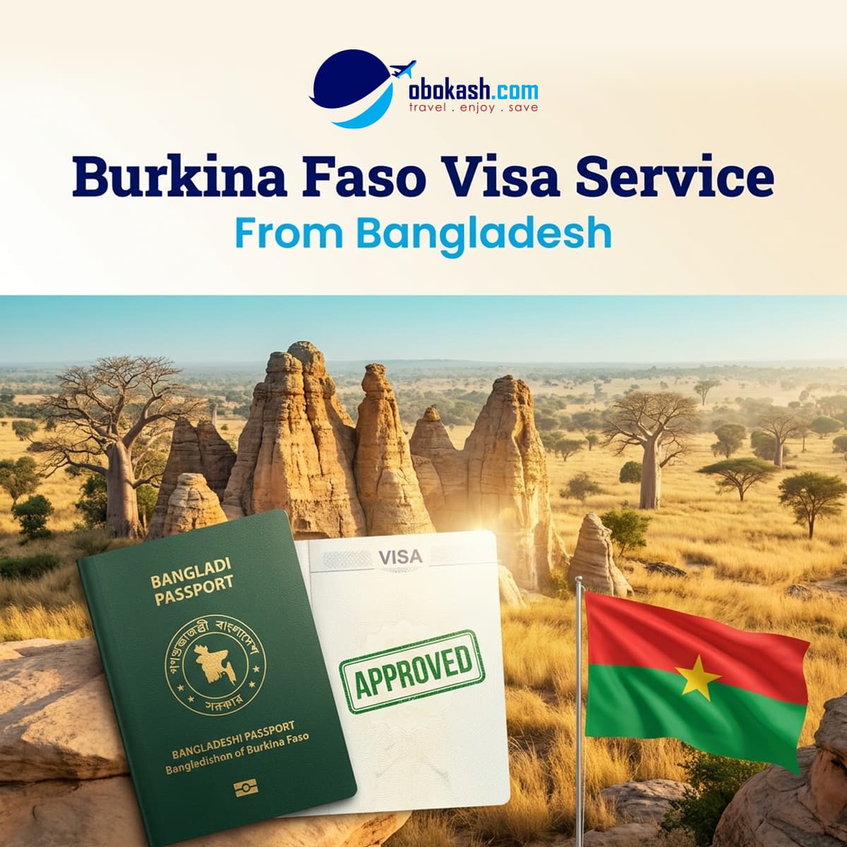 Burkina Faso Visa Service From Bangladesh