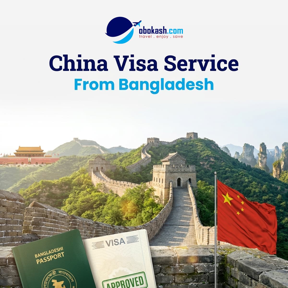 China Visa Service from Bangladesh
