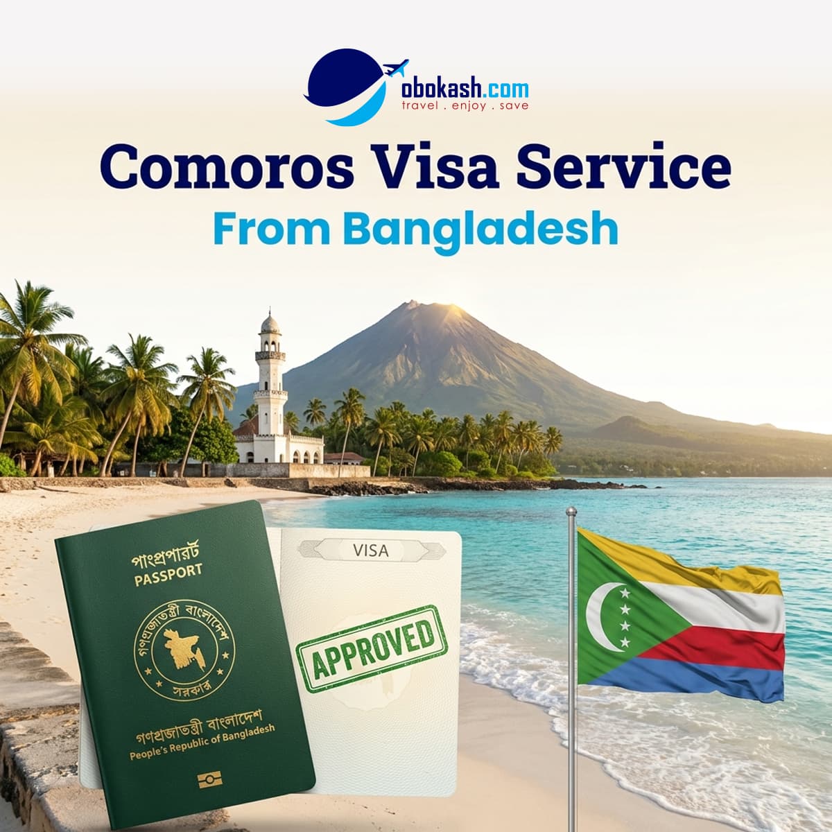 Comoros Visa Service from Bangladesh