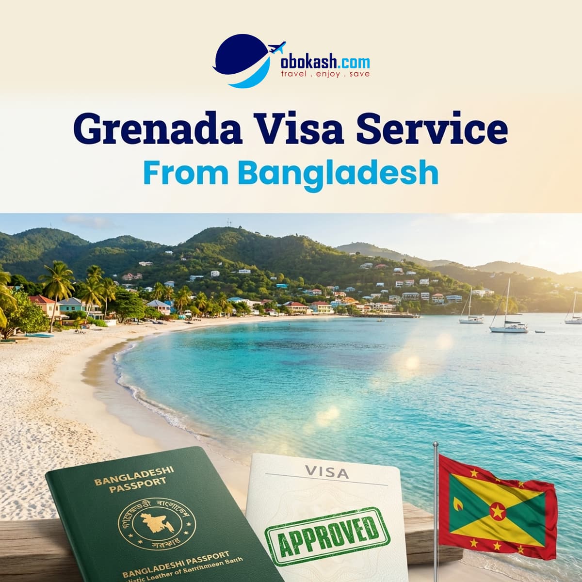 Grenada Visa Service from Bangladesh