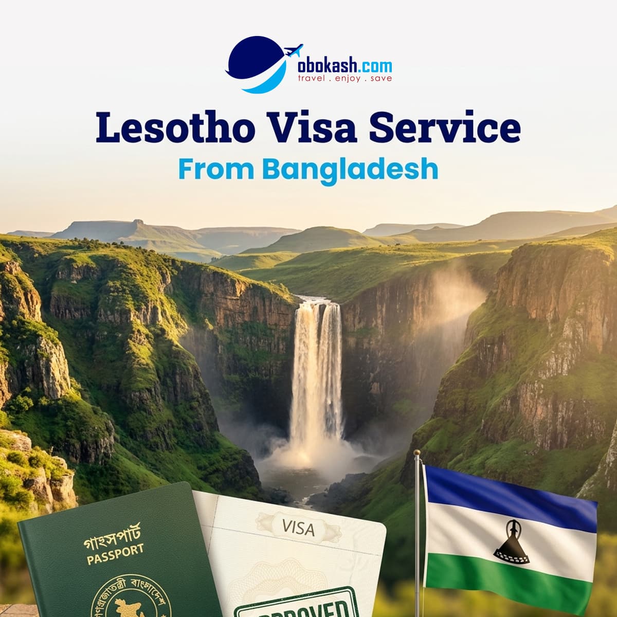 Lesotho Visa Service from Bangladesh