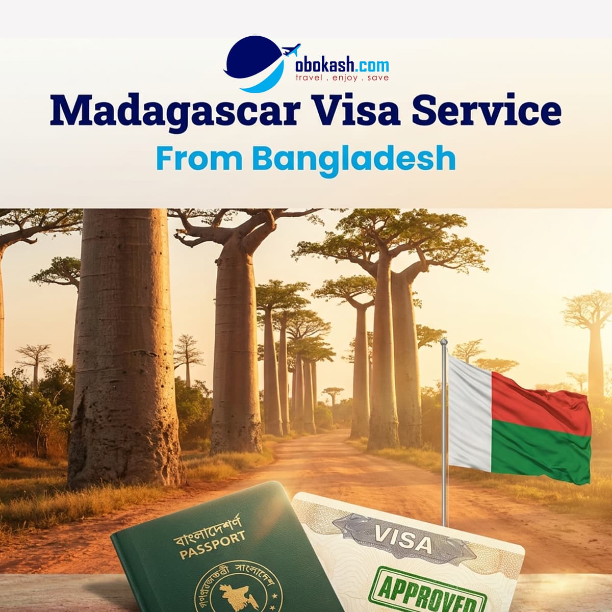 Madagascar Visa Service from Bangladesh