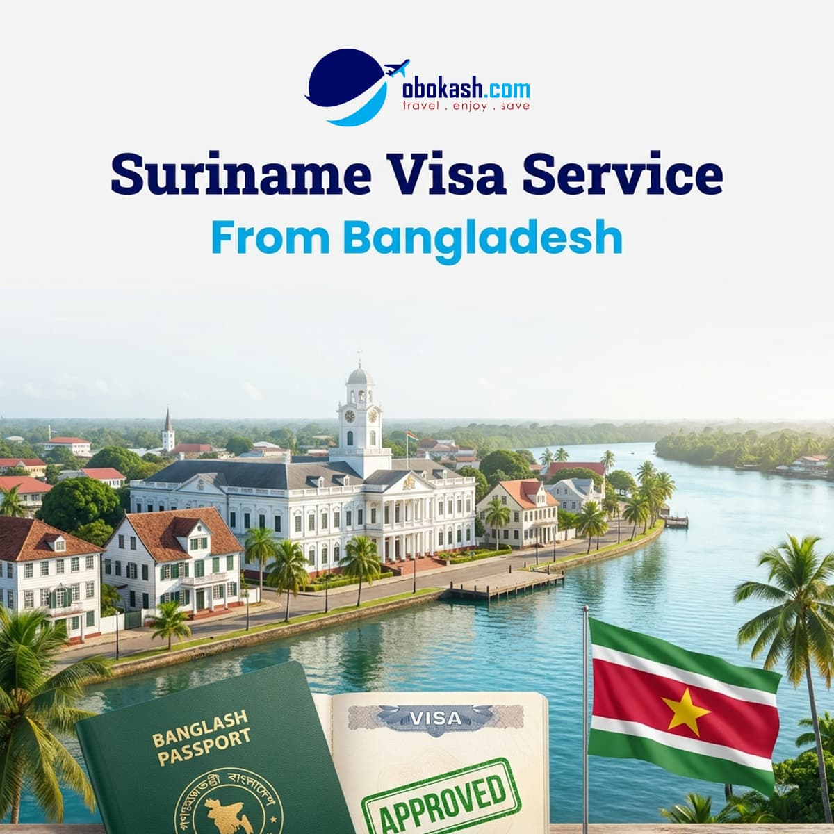 Suriname Visa Service from Bangladesh