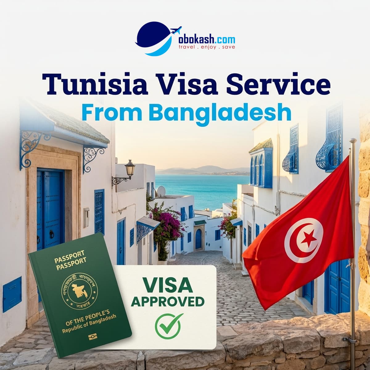 Tunisia Visa Service from Bangladesh