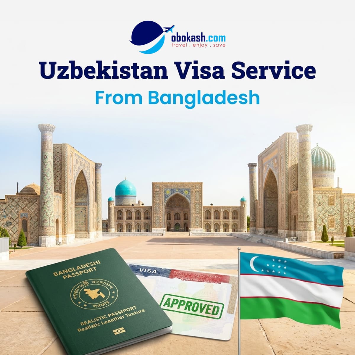 Uzbekistan Visa Service from Bangladesh