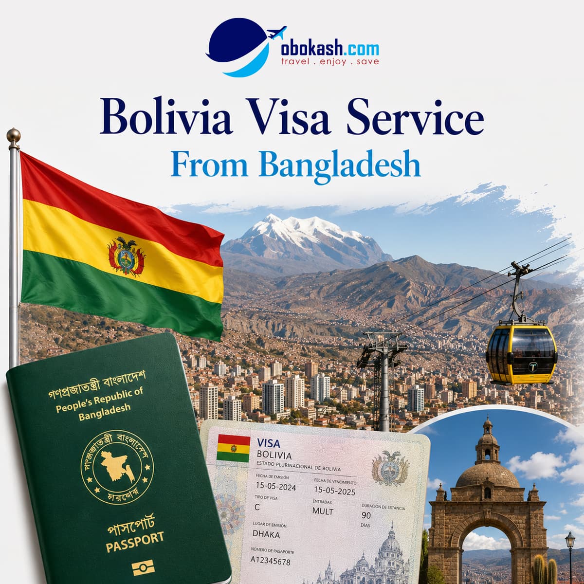 Bolivia Visa Service From Bangladesh