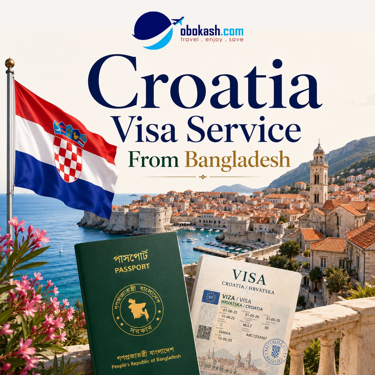 Croatia Visa Service From Bangladesh