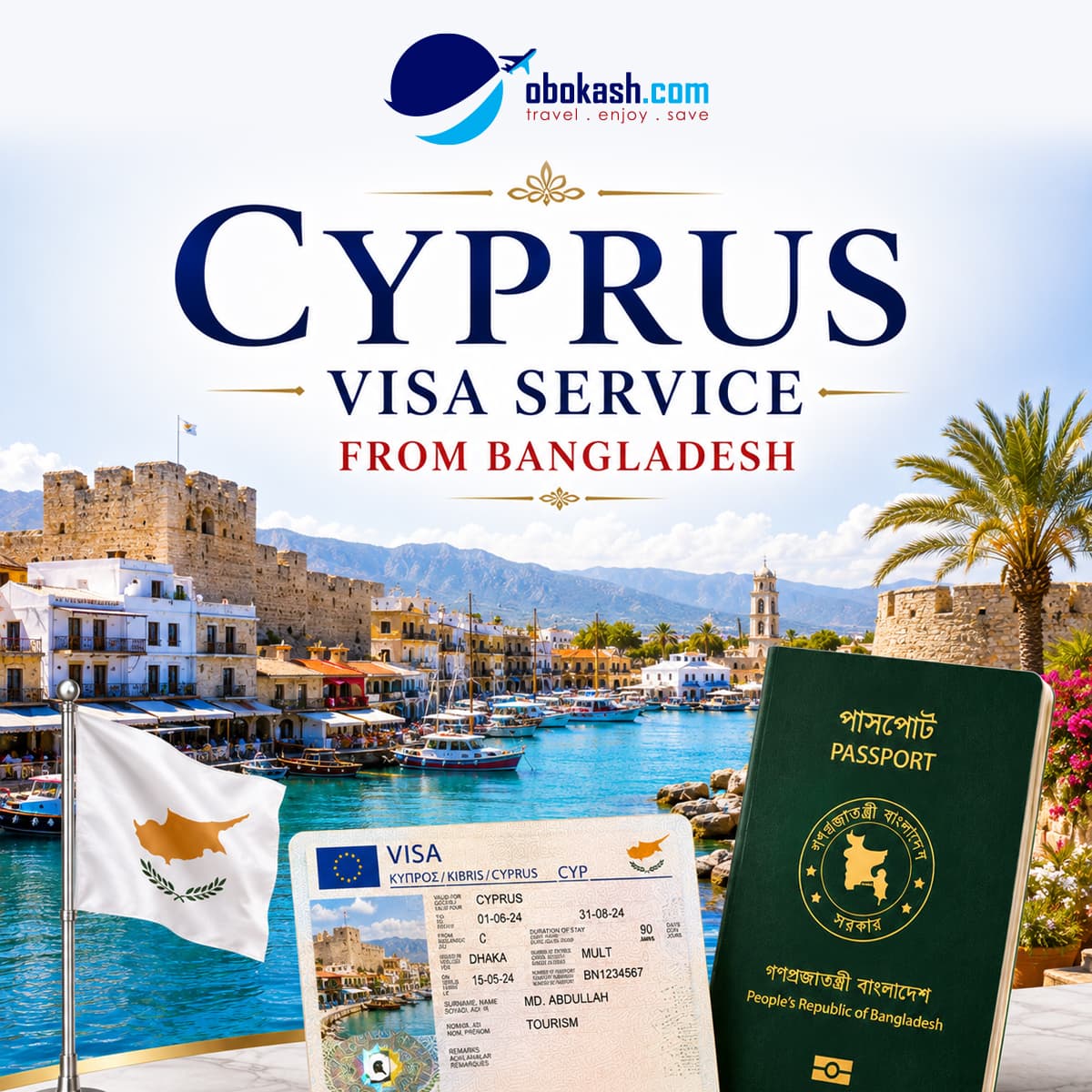 Cyprus Visa Service From Bangladesh