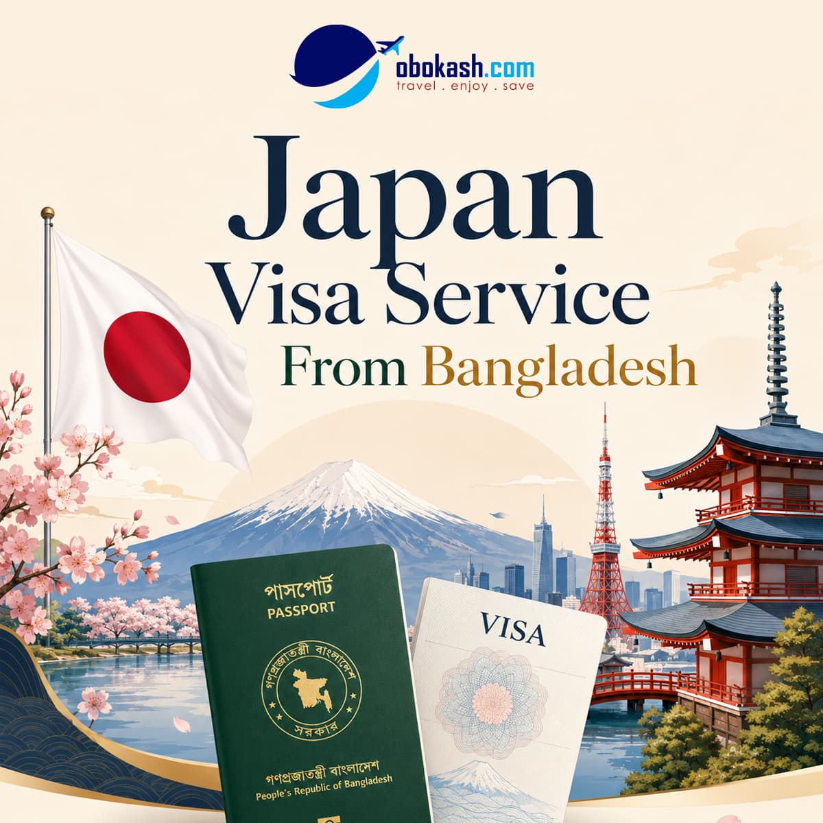 Japan Visa Service From Bangladesh