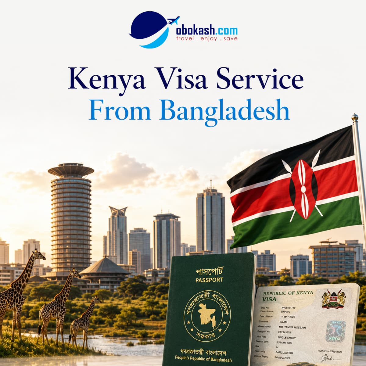 Kenya Visa Service From Bangladesh