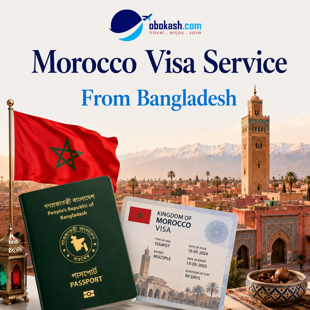 Morocco Visa Service From Bangladesh